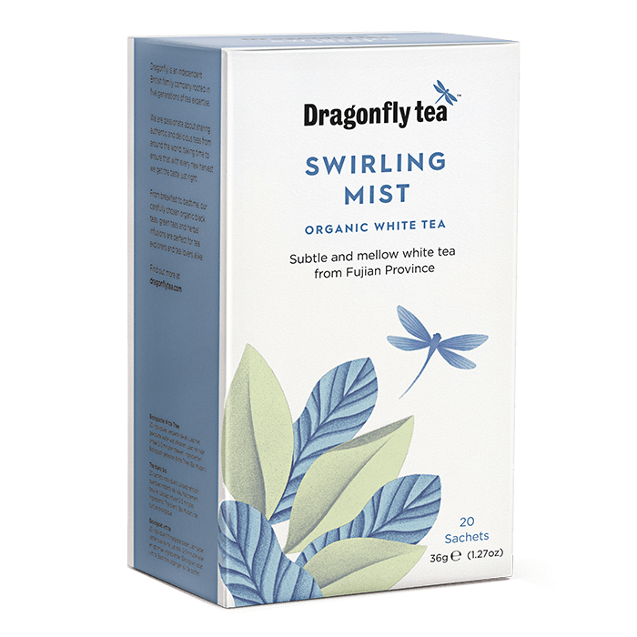 Swirling Mist Organic White Tea - Dragonfly Tea