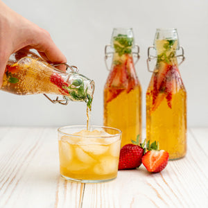Homemade Darjeeling Kombucha