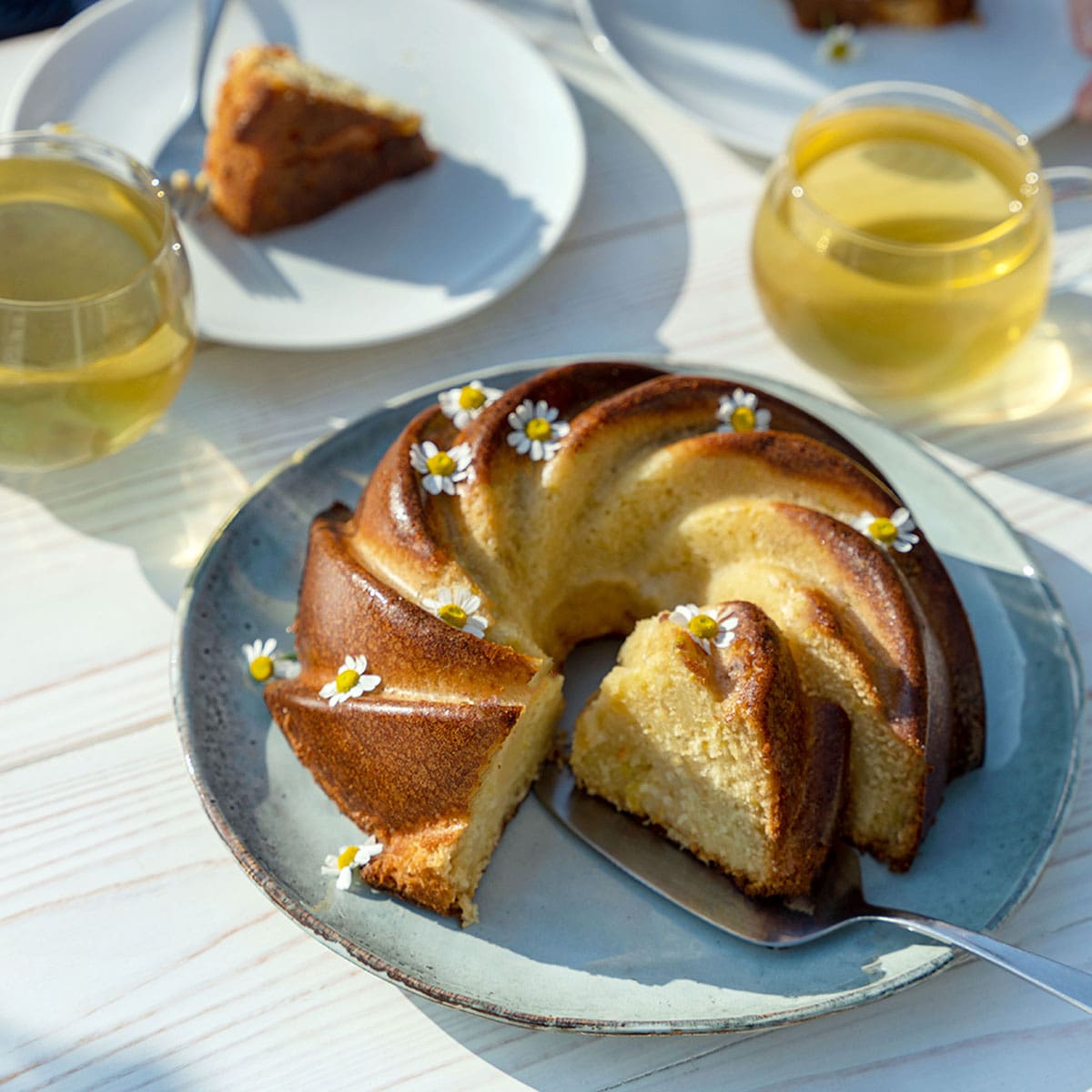 Lemon Camomile Honey Bundt Cake Recipe