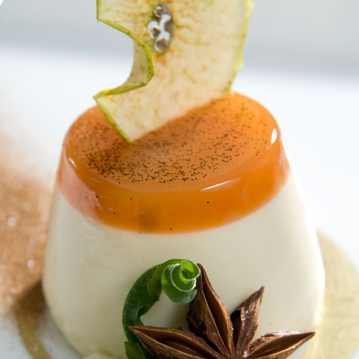 Vanilla & Rooibos Panna Cotta Tea recipes Dragonfly Tea