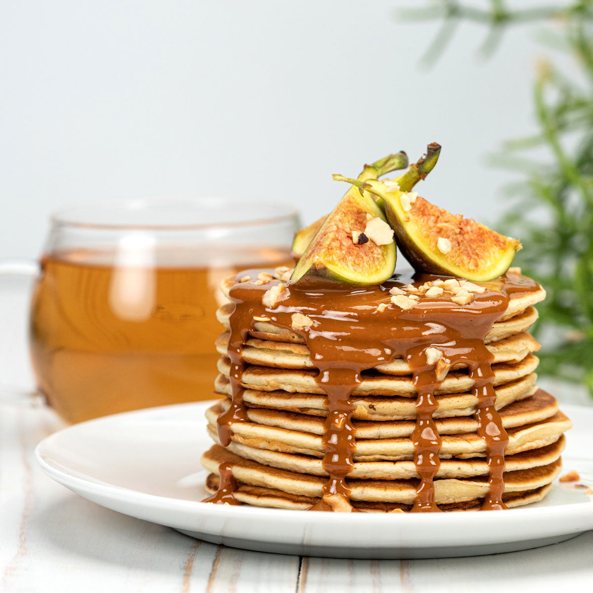 Vegan Vanilla Chai Spiced Pancakes