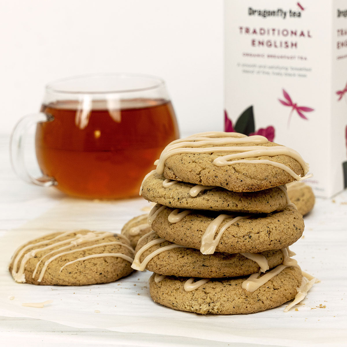 Cardamom and Black Tea Icing Cookies Recipe Makes 36 Dragonfly Tea