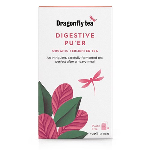 Digestive Pu'er Organic Fermented Tea - Dragonfly Tea