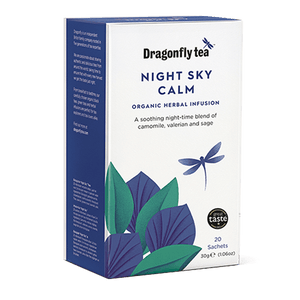 Night Sky Calm Organic Herbal Infusion - Dragonfly Tea