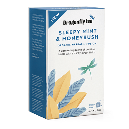 Sleepy Mint & Honeybush Organic Herbal Infusion - Dragonfly Tea