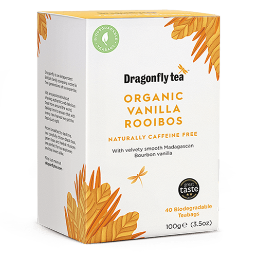 Organic Vanilla Rooibos Redbush Tea - Dragonfly Tea