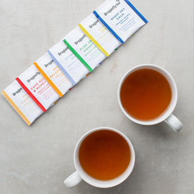 Tea and tea sachets Dragonfly Tea