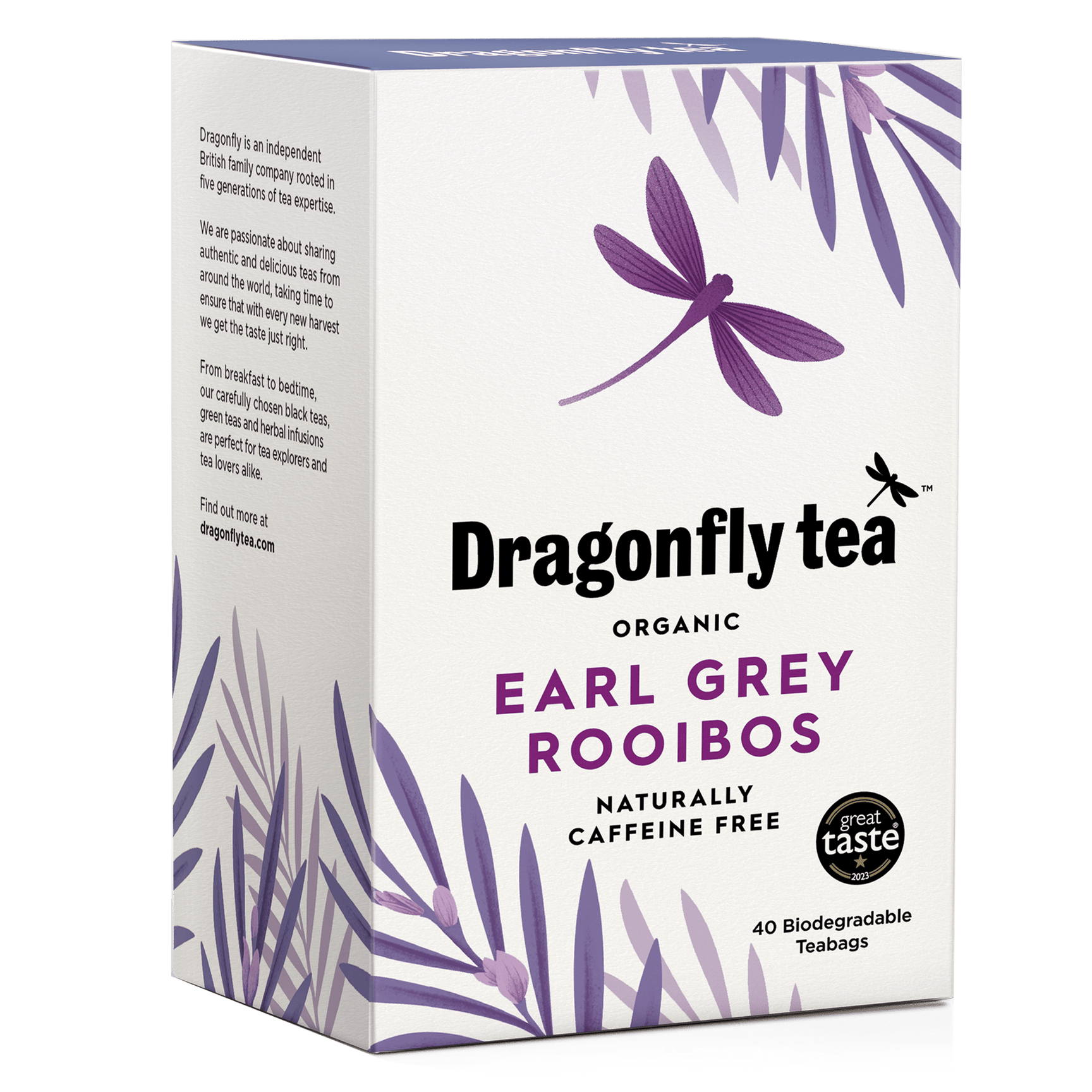 Organic Earl Grey Rooibos - Dragonfly Tea
