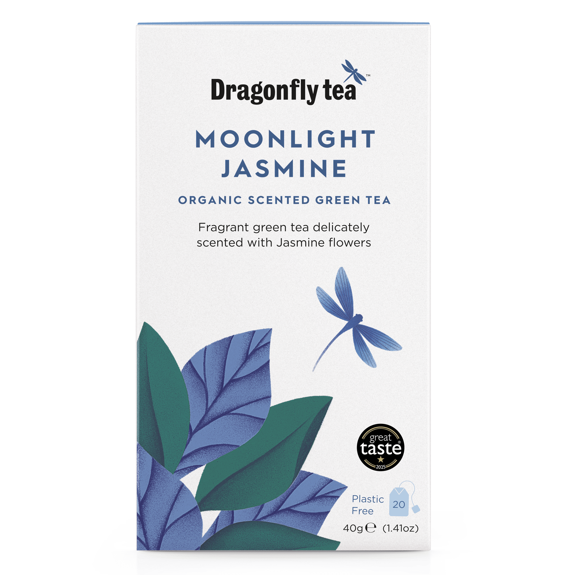 Moonlight Jasmine Organic Green Tea - Dragonfly Tea