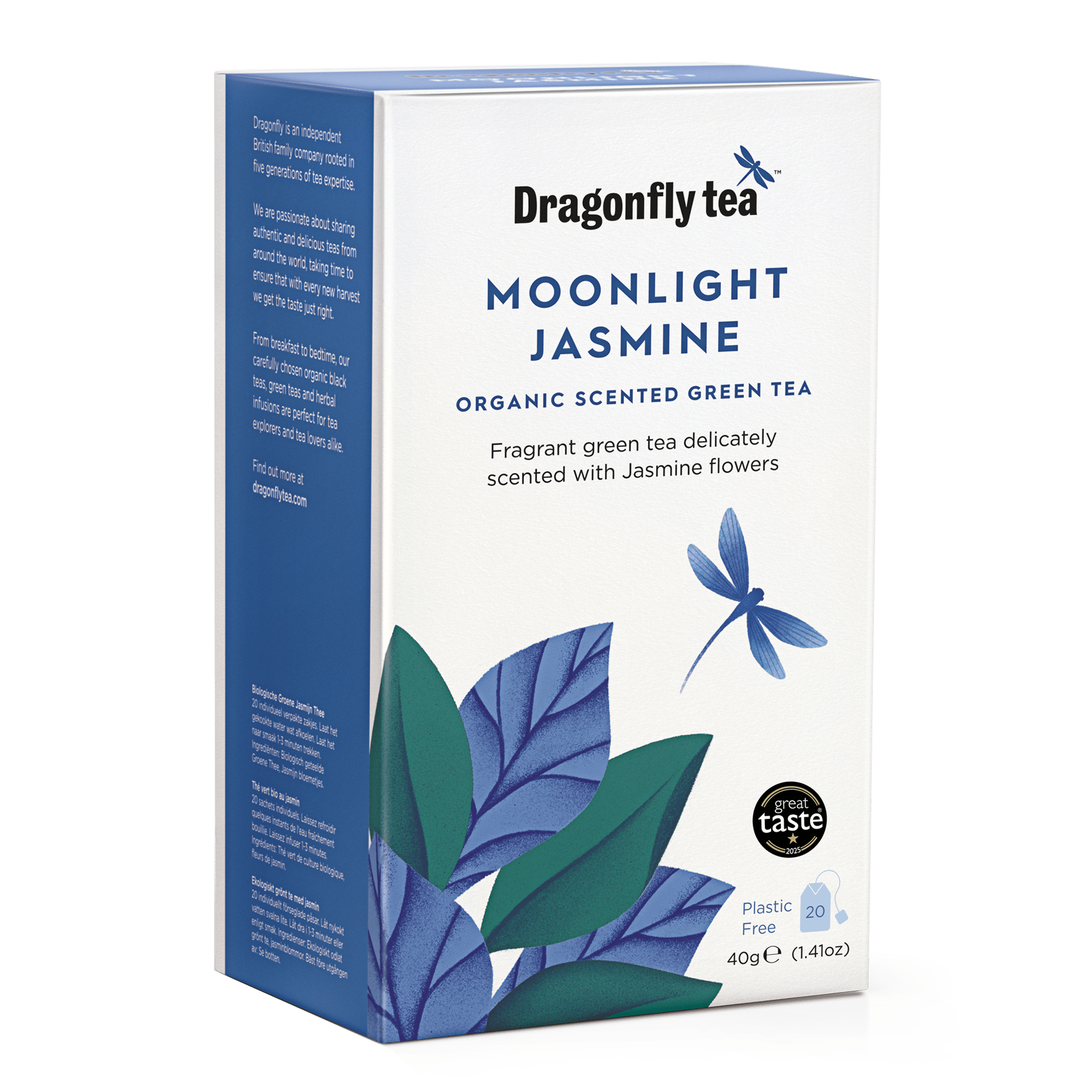 Moonlight Jasmine Organic Green Tea - Dragonfly Tea