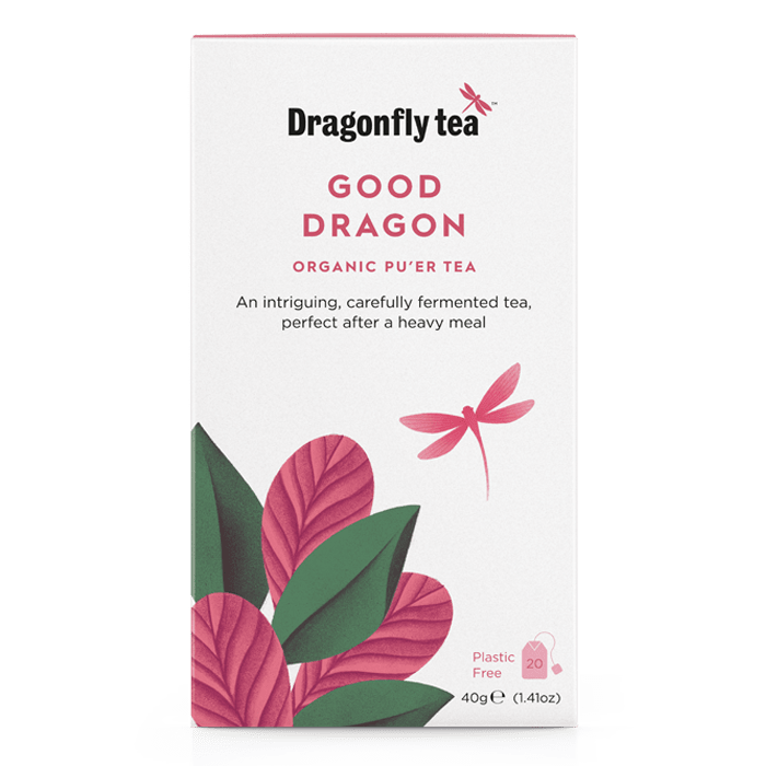 Good Dragon Organic Pu'er Tea - Dragonfly Tea