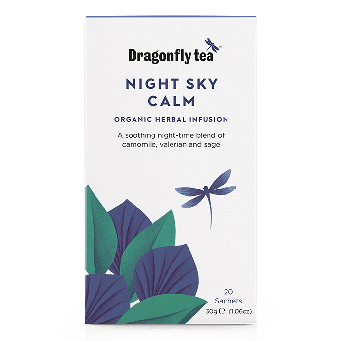 Night Sky Calm Organic Herbal Infusion - Dragonfly Tea