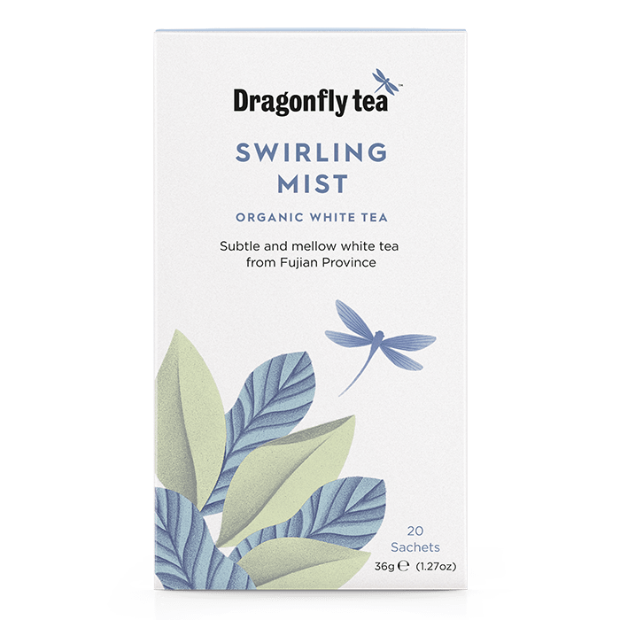 Swirling Mist Organic White Tea - Dragonfly Tea
