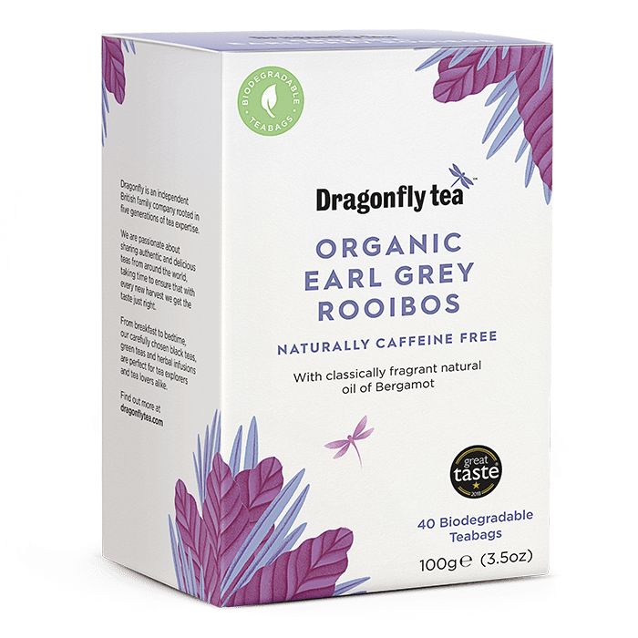 Organic Earl Grey Rooibos - Dragonfly Tea