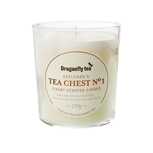 Tea Chest No1. Scented Candle - Dragonfly Tea