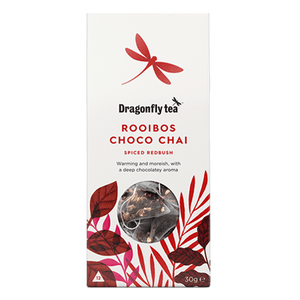 bøn Ungkarl bruser Rooibos Choco Chai Spiced Redbush - Dragonfly Tea