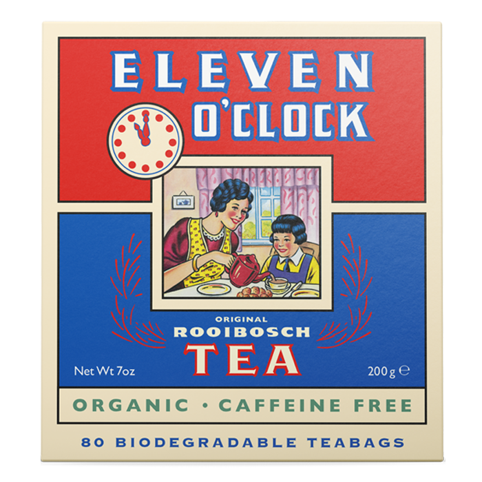 Organic Eleven O'clock Rooibosch Tea - 80 teabags